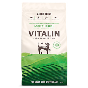 Vitalin sensitive shop dog food 12kg