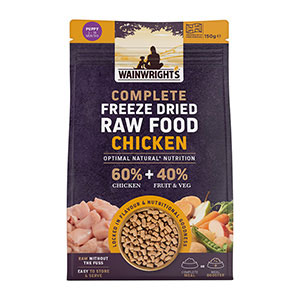 Wainwright s Complete Puppy Freeze Dried Raw Dog Food Chicken