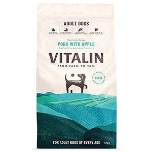 Vitalin senior shop dog food