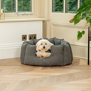 High dog bed outlet for window