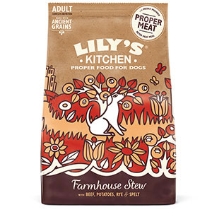 Lily's Kitchen Farmhouse Beef Stew with Ancient Grains Dry Adult Dog ...
