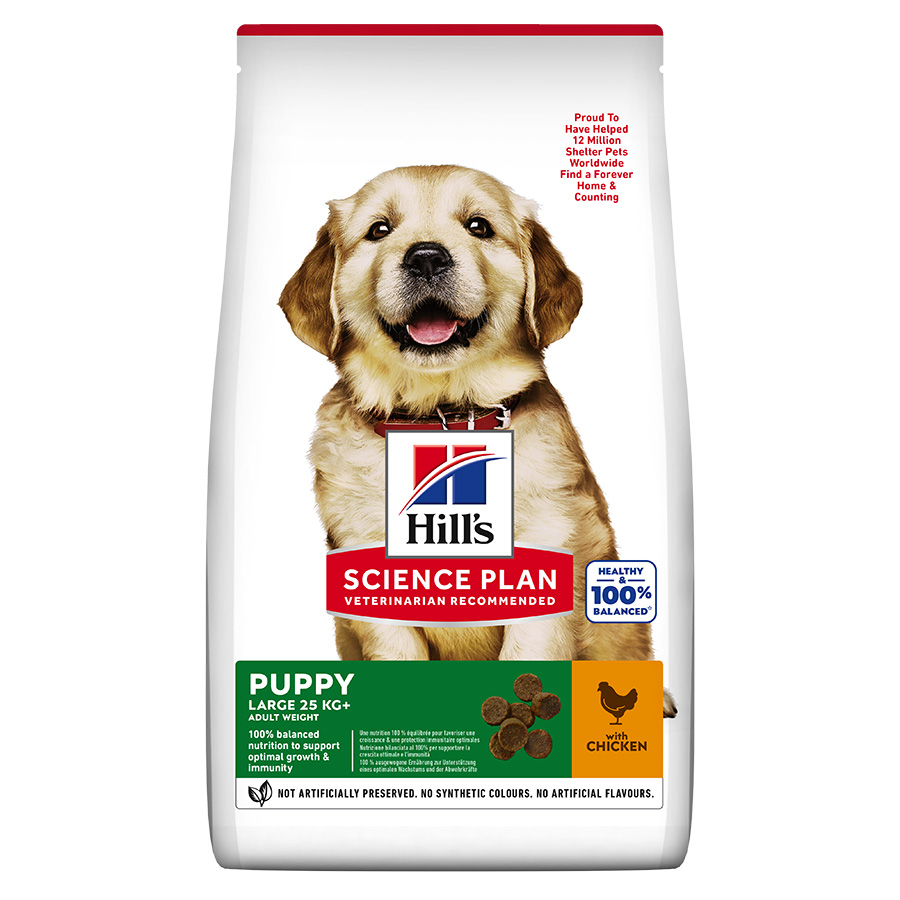 Hill's Science Plan Large Breed Dry Puppy Food Chicken 2.5kg Pets At Home