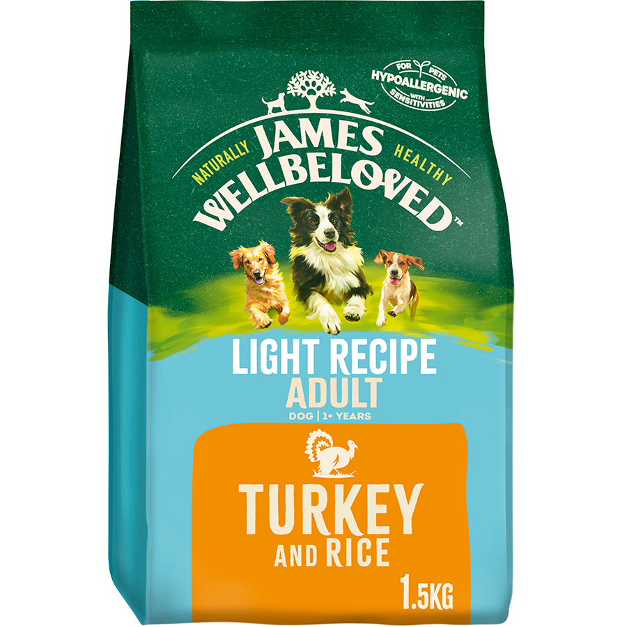 James Wellbeloved Adult Light Dry Dog Food Turkey and Rice