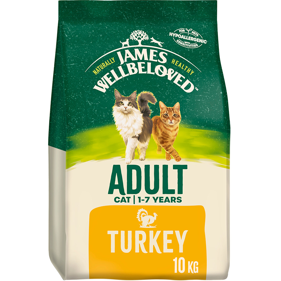 James Wellbeloved Dry Adult Cat Food Turkey 10kg Pets At Home