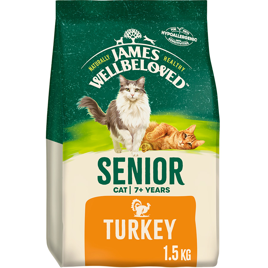 James Wellbeloved Dry Senior Cat Food Turkey | Pets At Home