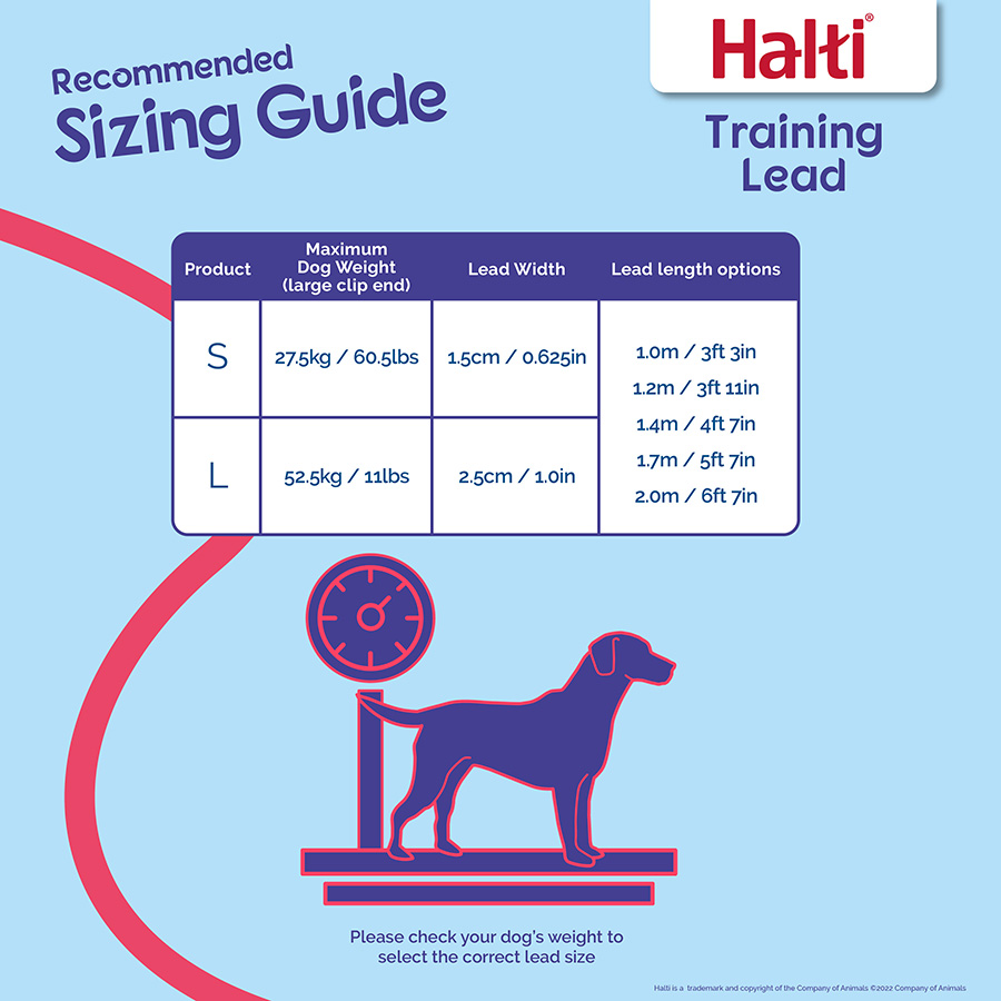 Halti Dog Training Lead Red Large Pets At Home