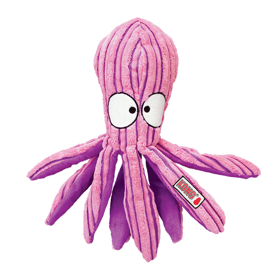 Kong Cuteseas Octopus Dog Toy Pink Large | Pets At Home