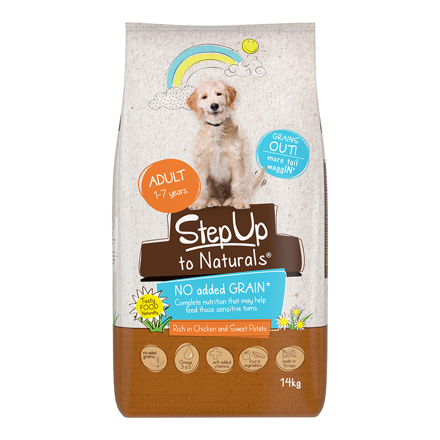Step Up to Naturals Grain Free Dry Adult Dog Food Chicken and Sweet
