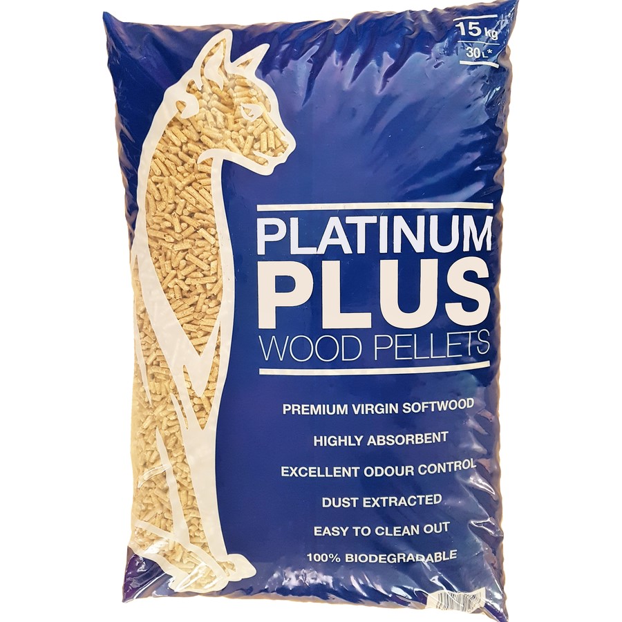 Platinum Plus Wood Pellet Cat Litter 30L Pets At Home