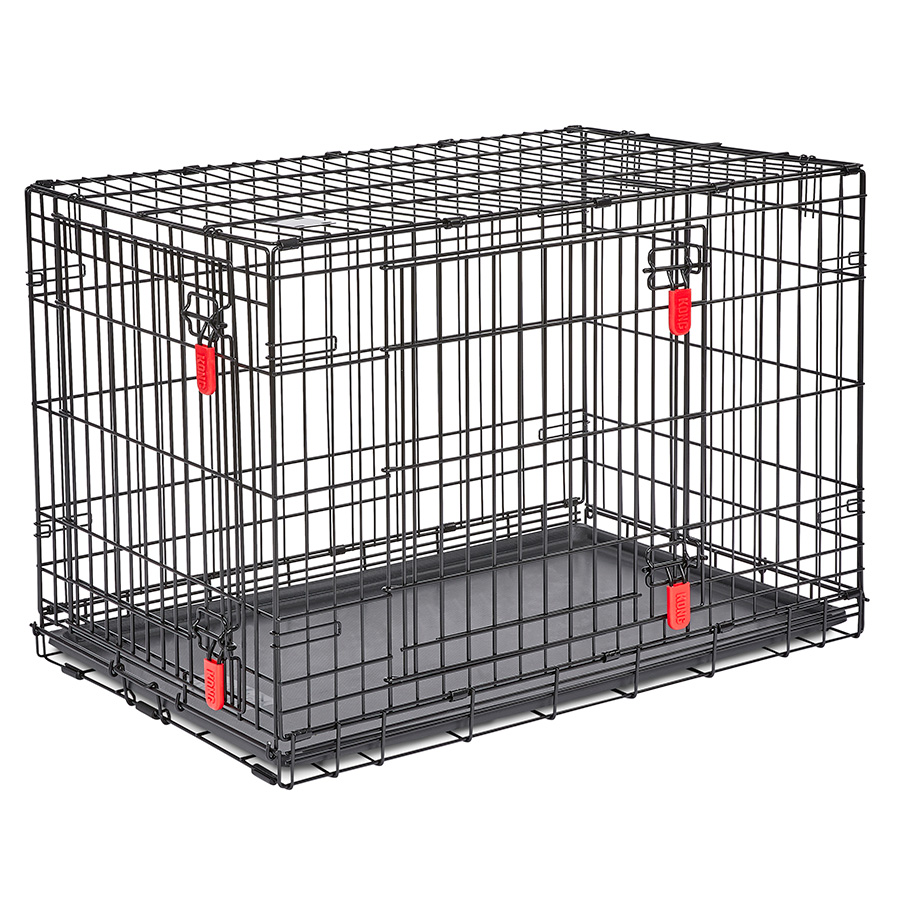 Kong Two Door UltraStrong Dog Crate Black Medium/Large Pets At Home