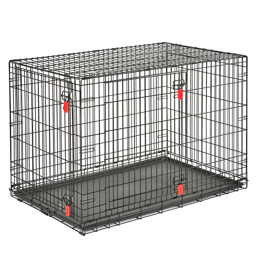 Kong Two Door Ultra-Strong Dog Crate Black Large/X Large | Pets At Home