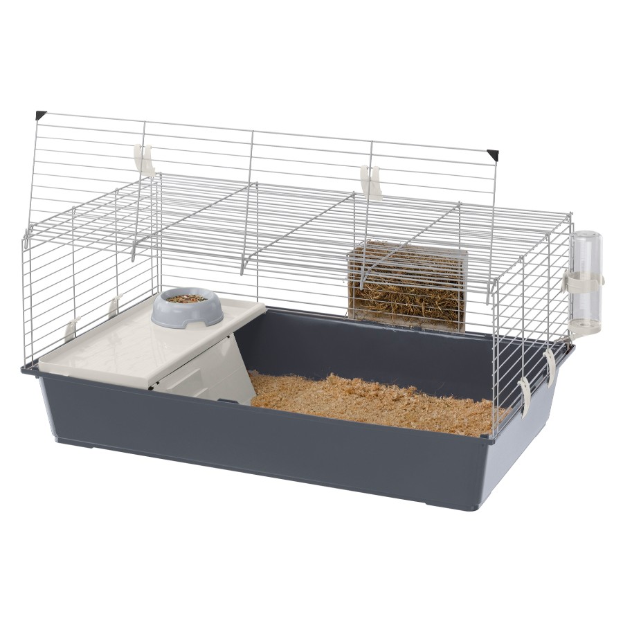 Ferplast 100 Guinea Pig Cage and Rabbit Indoor Home Medium | Pets At Home