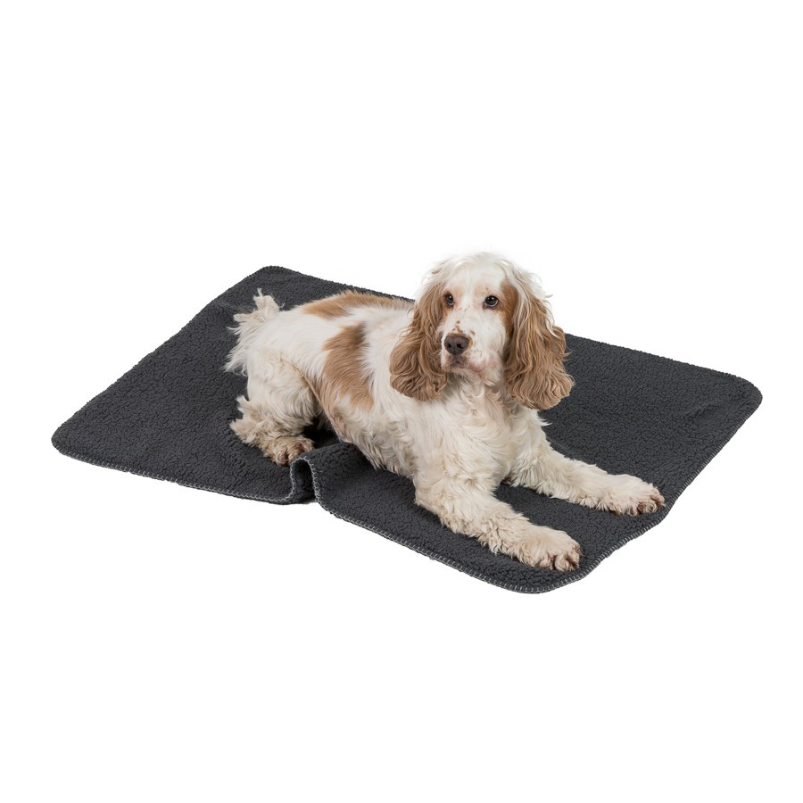 Pets at Home Teddy Grey Dog Blanket | Pets At Home