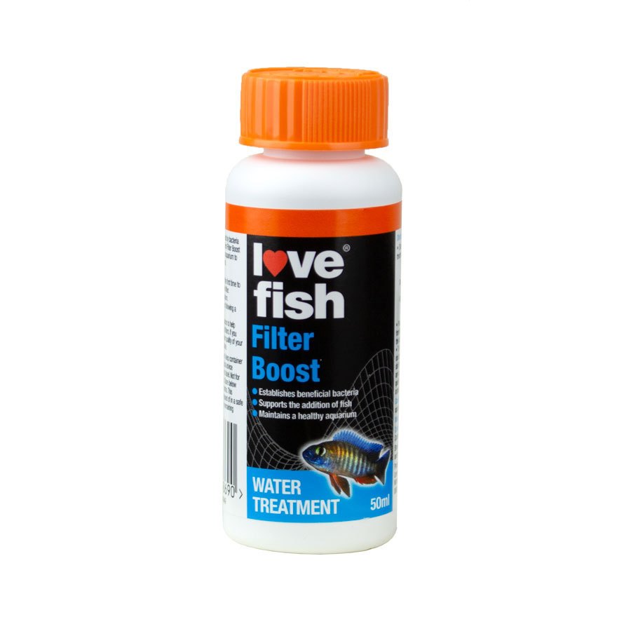 Love Fish Filter Boost Beneficial Aquarium Bacteria 50ml | Pets At Home