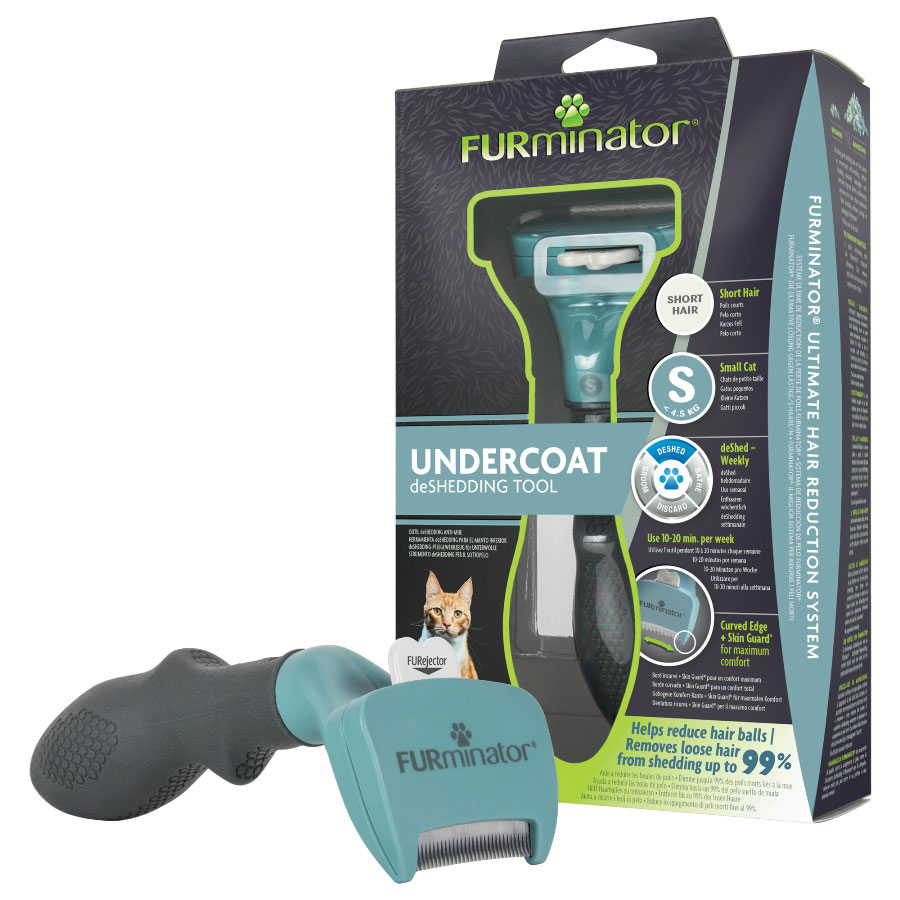 FURminator Cat Grooming Undercoat Deshedding Tool for Short Hair | Pets ...
