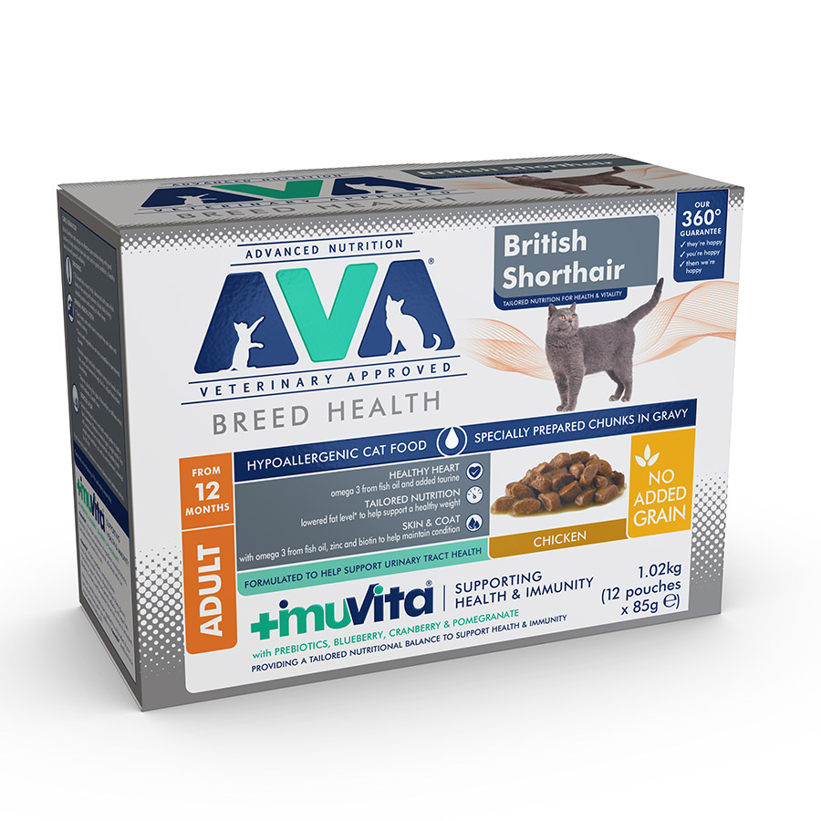 AVA Veterinary Approved Breed Health British Short Hair Wet Adult Cat