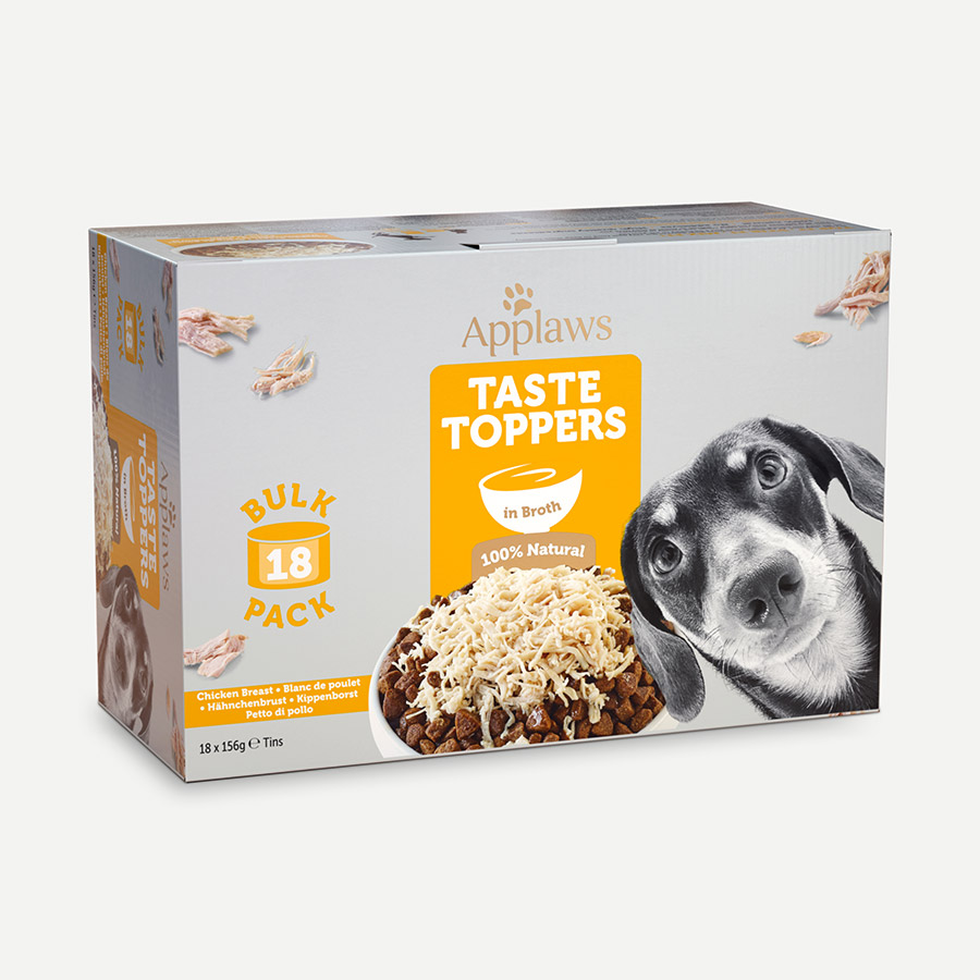Applaws Adult Wet Dog Food Taste Toppers Tin Chicken in